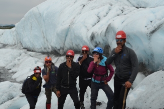 Glacier Hike with Team
